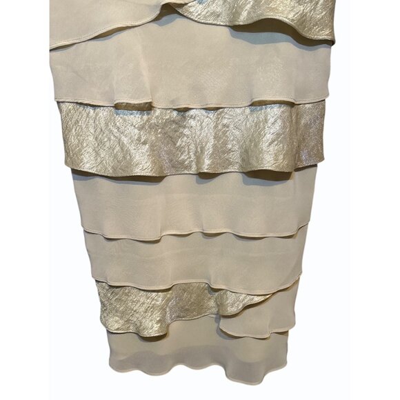 Sleeveless Tiered Cocktail Dress Party Occasion Special Event - Picture 6 of 16